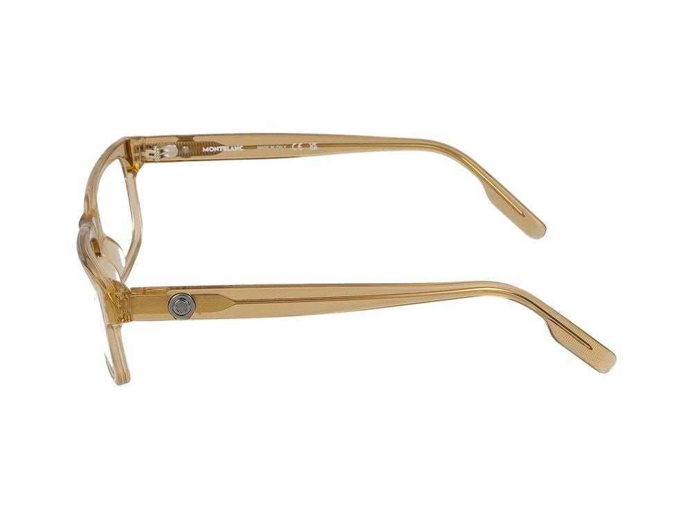 Montblanc Eyeglasses Mb0179o 003 Orange Orange Transparent 54/19/145