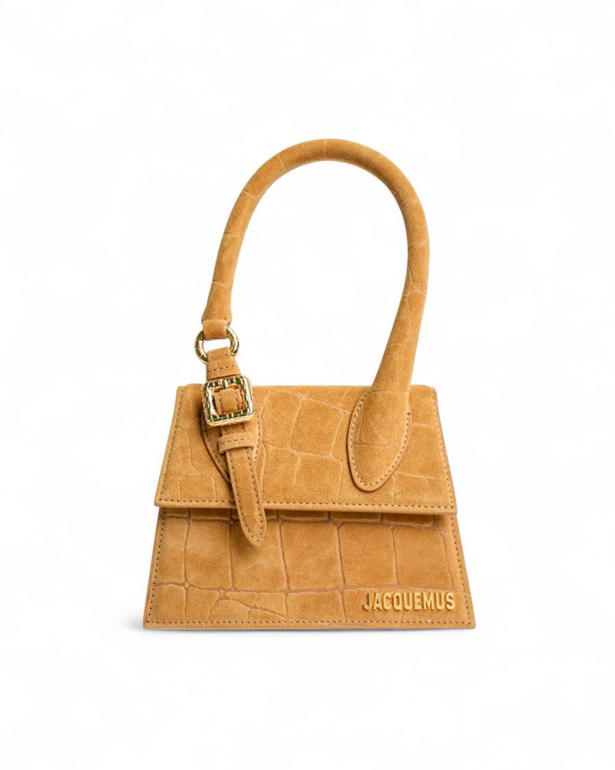 Jacquemus Le Chiquito Moyen Boucle Cocco Camel