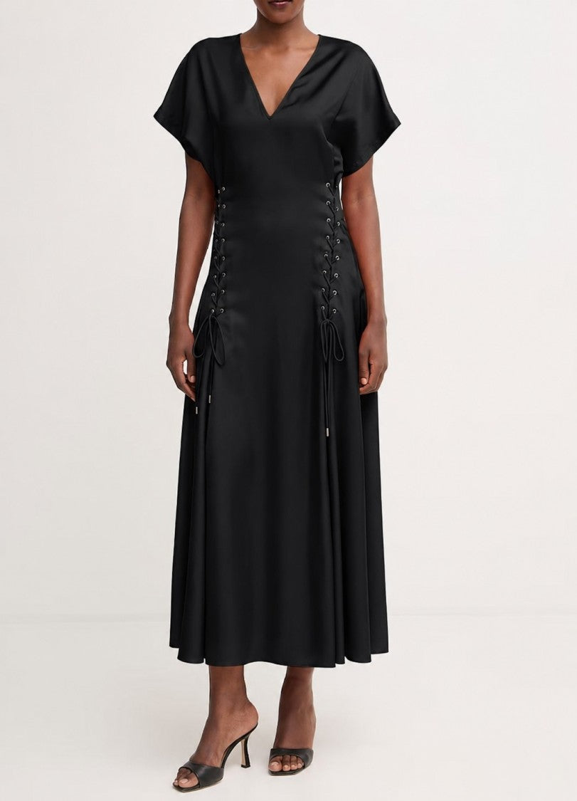 Pinko Arezzo Fluid Twill Satin Dress