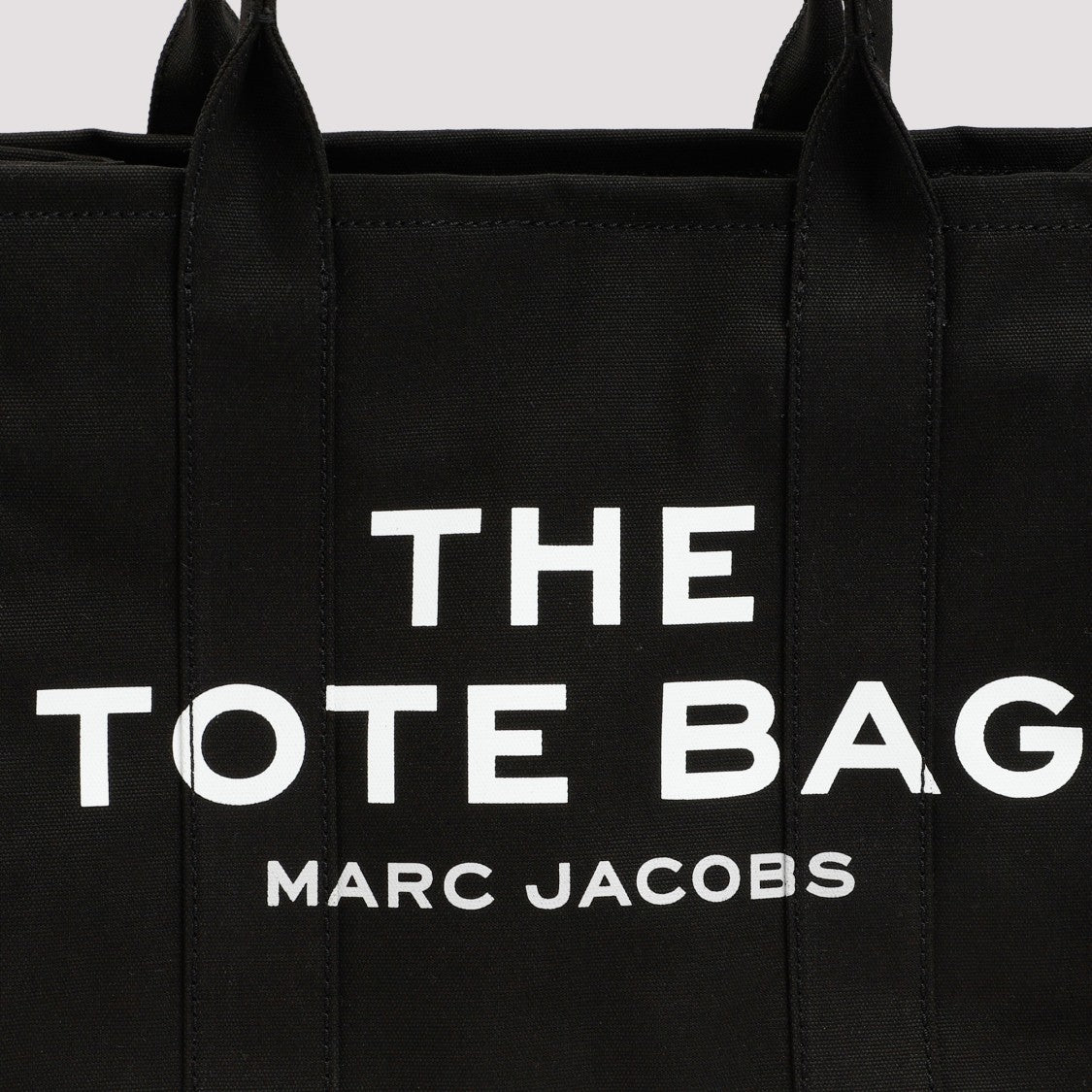 Marc Jacobs The Large Tote Bag In Black Cotton