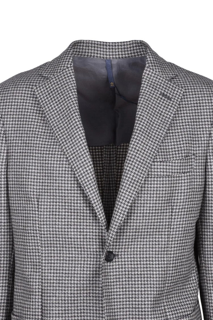 Montedoro Rounded Blazer Jacket - Grey