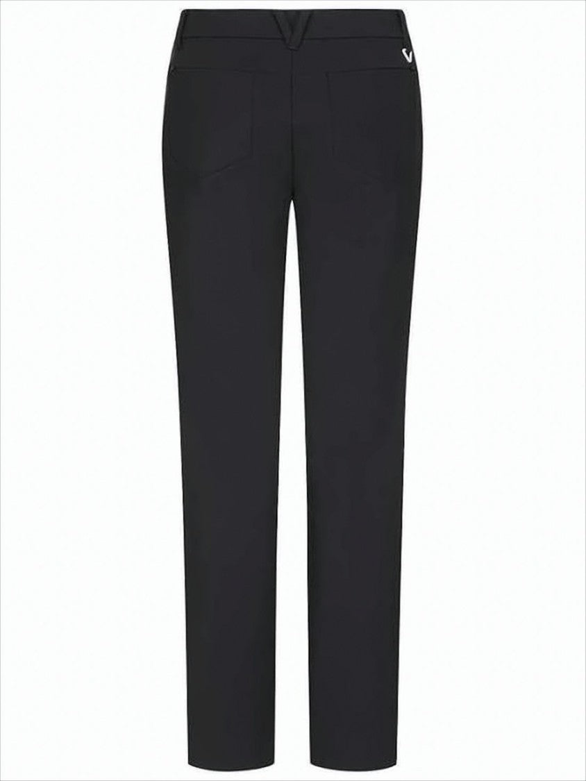 Vice Golf Tailored Black Straight Pants With Design