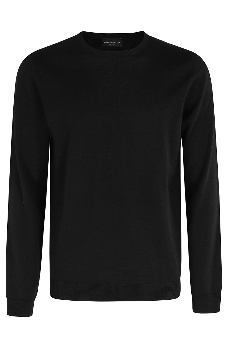 Roberto Collina Long Sleeve Merino Wool Sweater