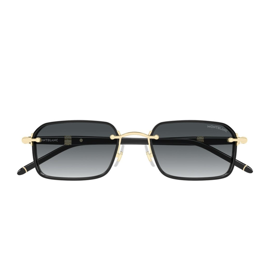 Montblanc Gold Linea Meisterstück Rimless Rectangular Sunglasses