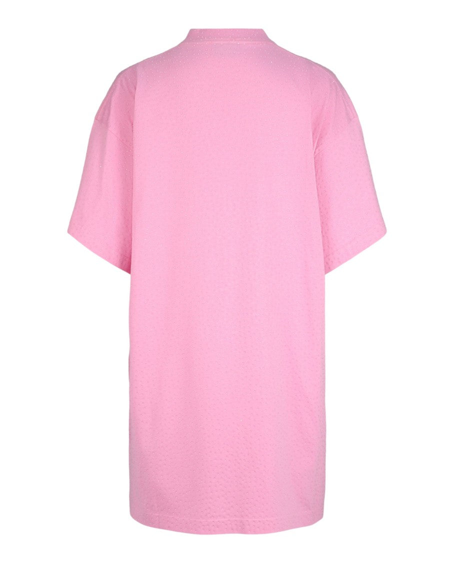 Balenciaga "Paris" Strass Vintage Oversized T-Shirt