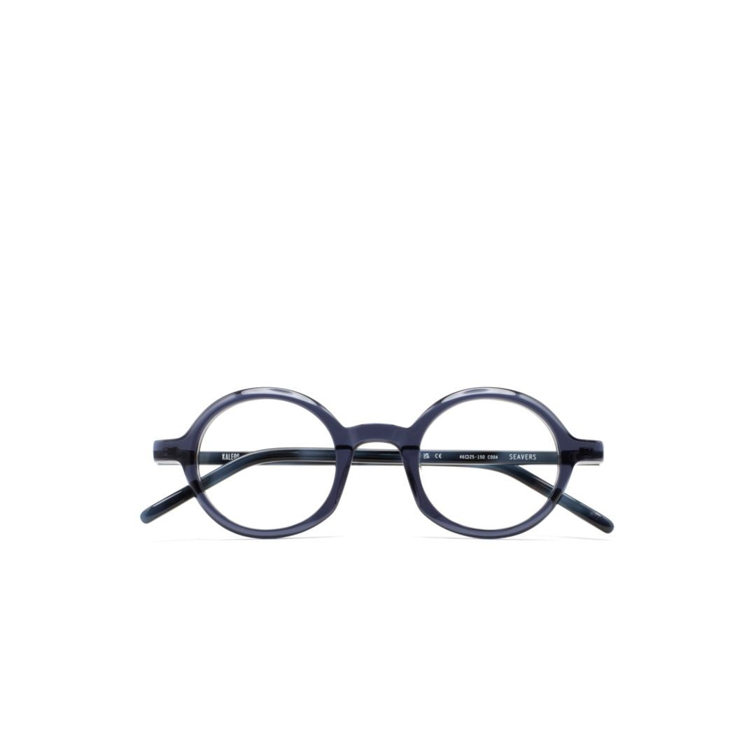 Kaleos Seavers Translucent Round Lens Eyeglasses With Slim Frame