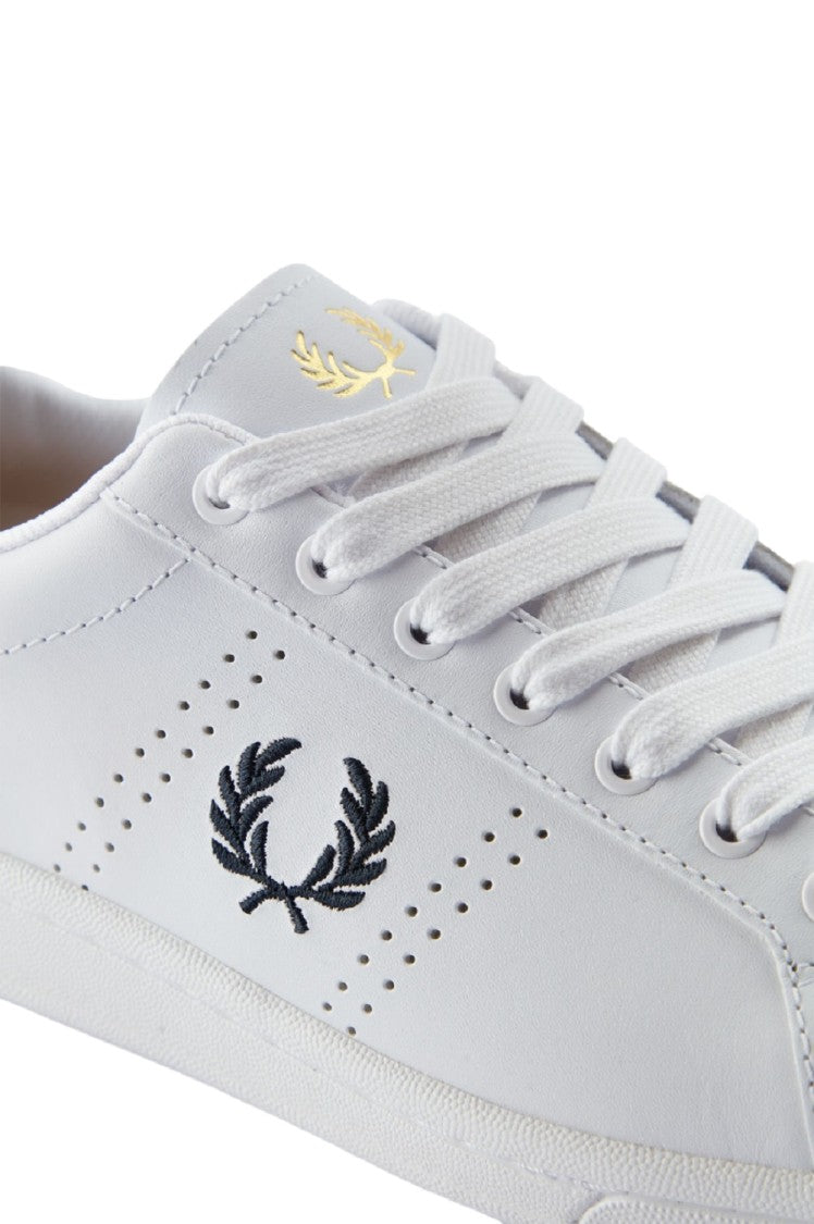 Fred Perry White Tennis Shoe