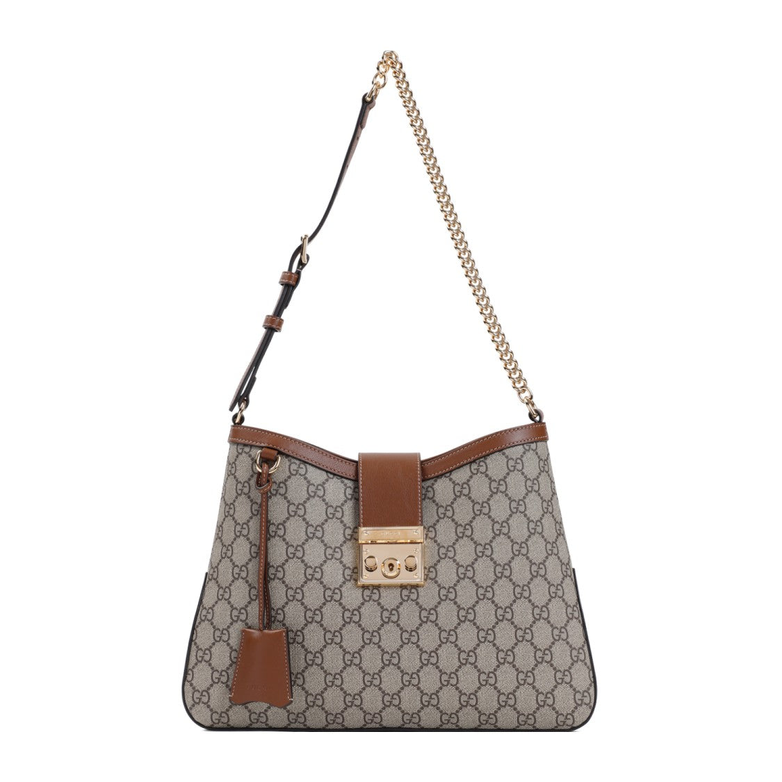 Gucci Structured Shoulder Bag With Gold Hardware