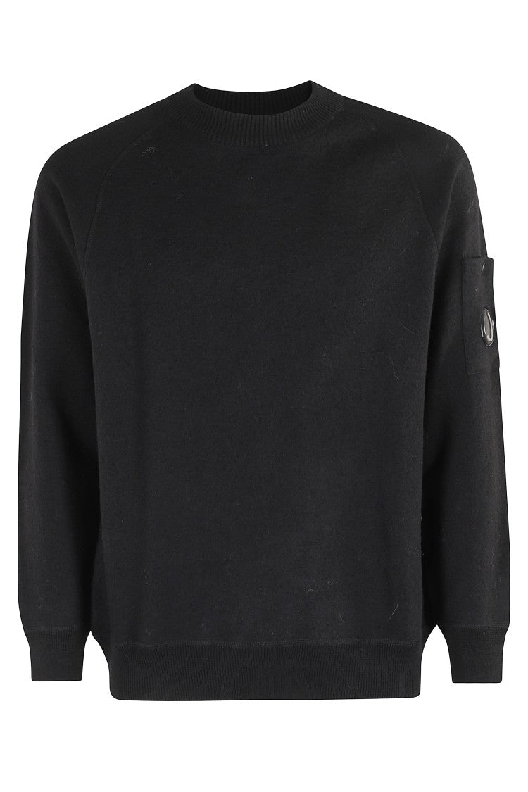 C.P. Company Black Crew Neck Sweater