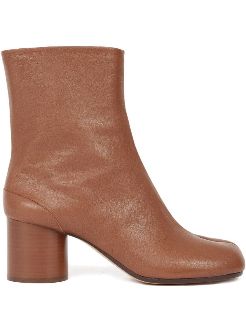 Maison Margiela Brown Lamb Leather Ankle Boots