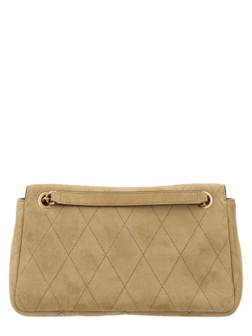 Tory Burch Quilted Shoulder Bag With Flap Closure And Chain Strap