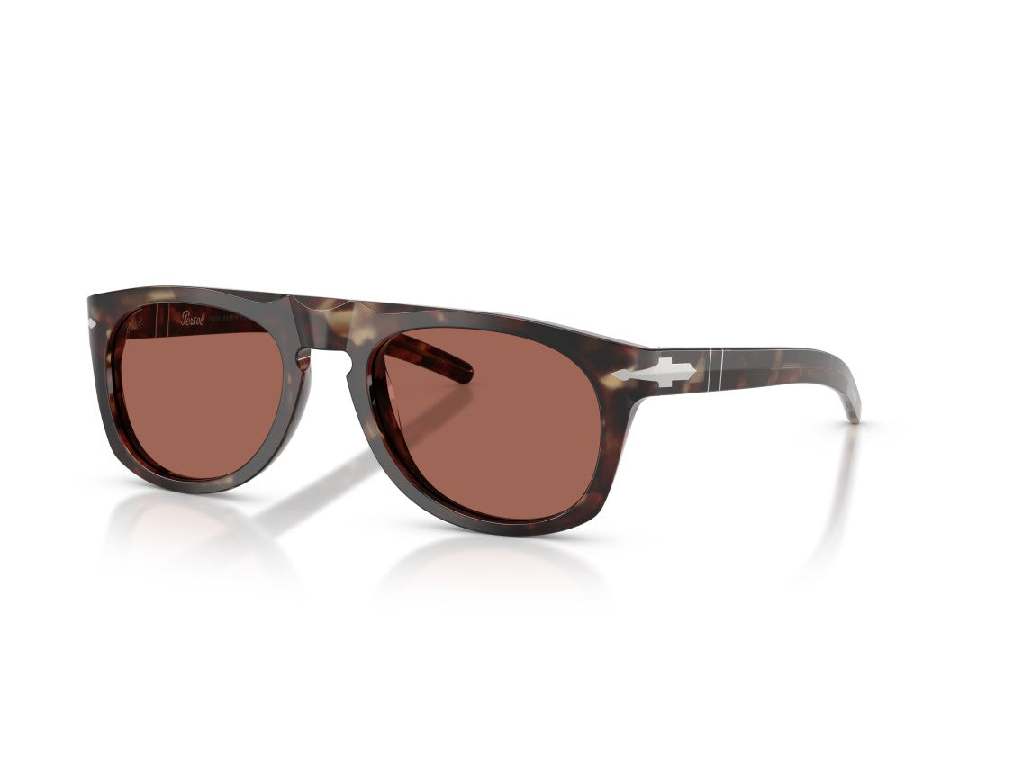 Persol Silver 0Po3401s Tortoiseshell Acetate Sunglasses
