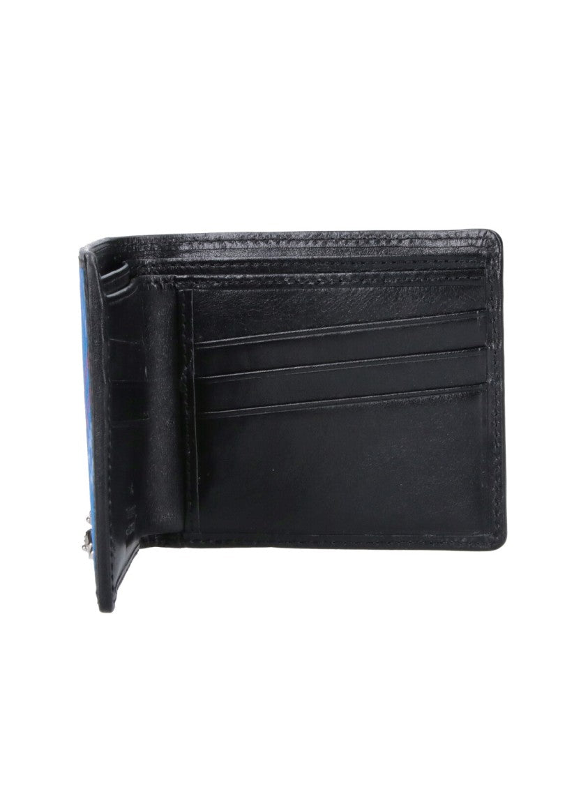 Vivienne Westwood Stuart Check Bi-Fold Wallet With Silver Orb Logo