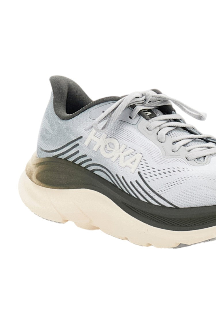 Hoka Grey Clifton 11 Mesh Low-Top Sneakers