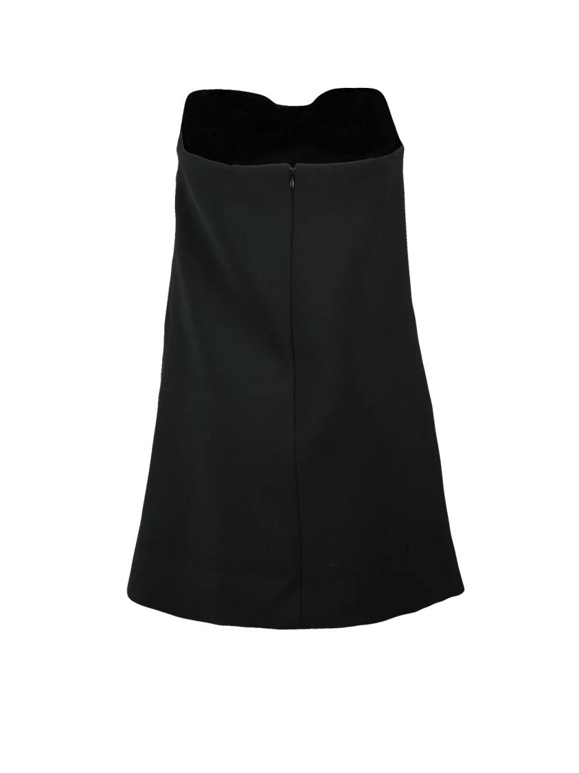 Self-Portrait Black Polyester Mini Dress