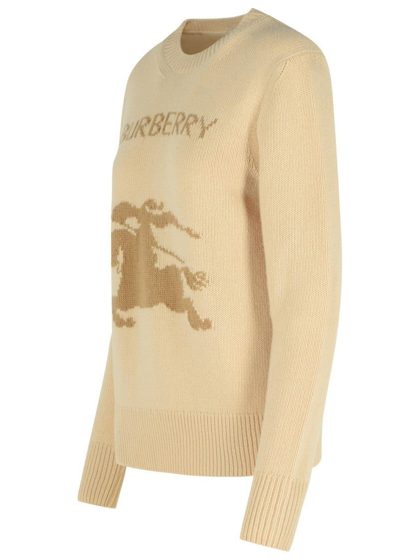Burberry Beige Cashmere Blend Sweater