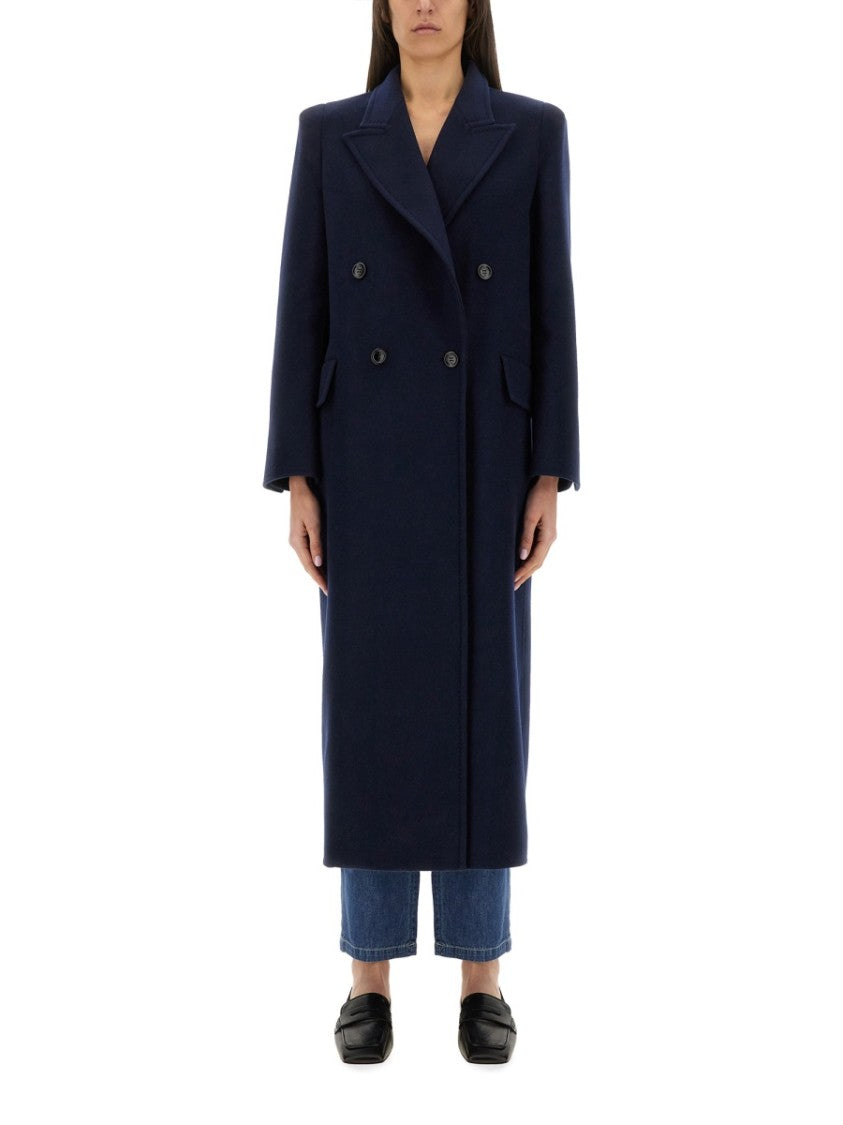 Max Mara Double"Albania1234" -Breasted Coat