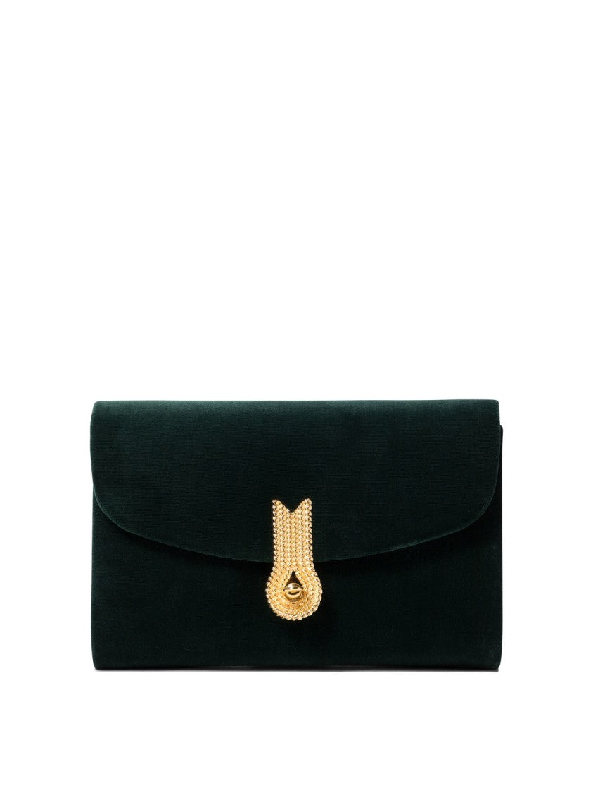 Amato Daniele Rectangular Velvet Crossbody Bag
