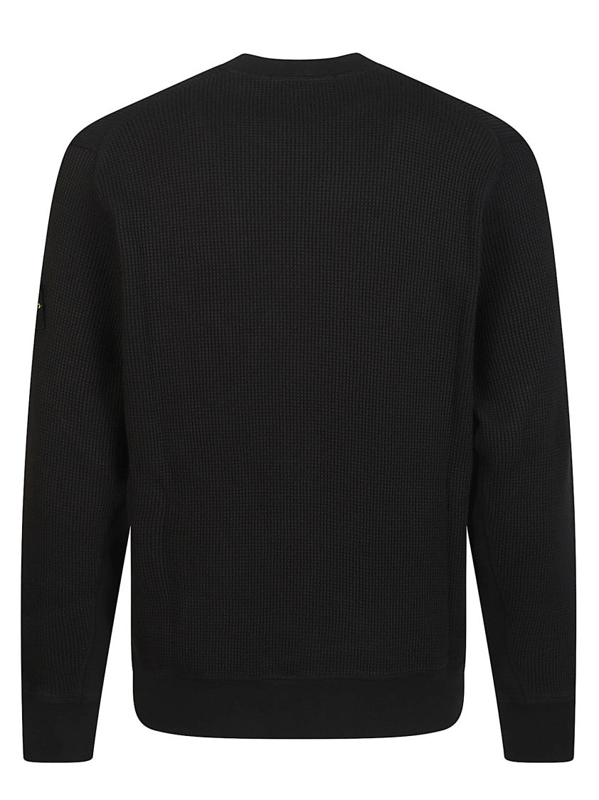 Stone Island Basic Logo Cotton Sweatshirt