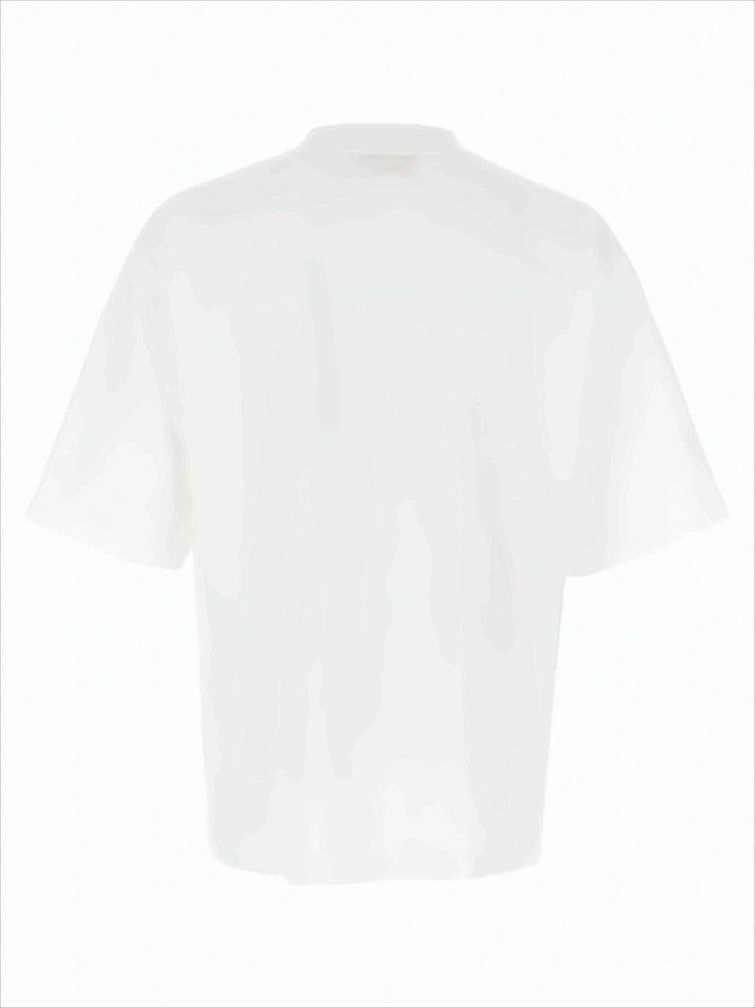 Marni Short-Sleeved Cotton T-Shirt With Bold Logo Design