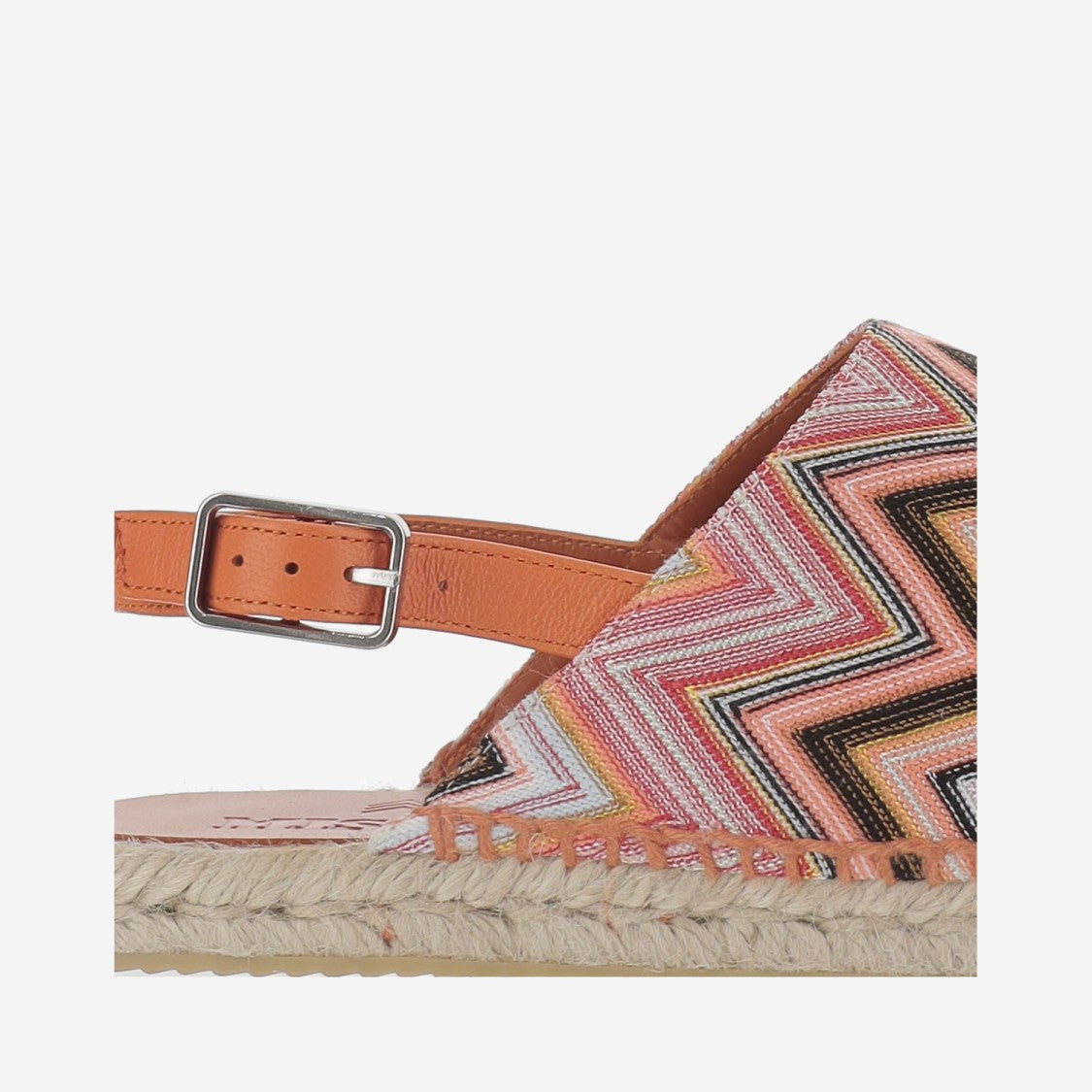 Missoni Geometric Pattern Slippers With Adjustable Heel Strap