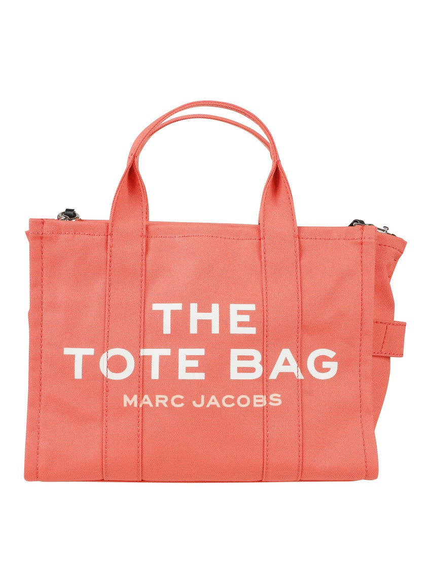 Marc Jacobs Structured Tote Bag With Adjustable Strap And Bold Text
