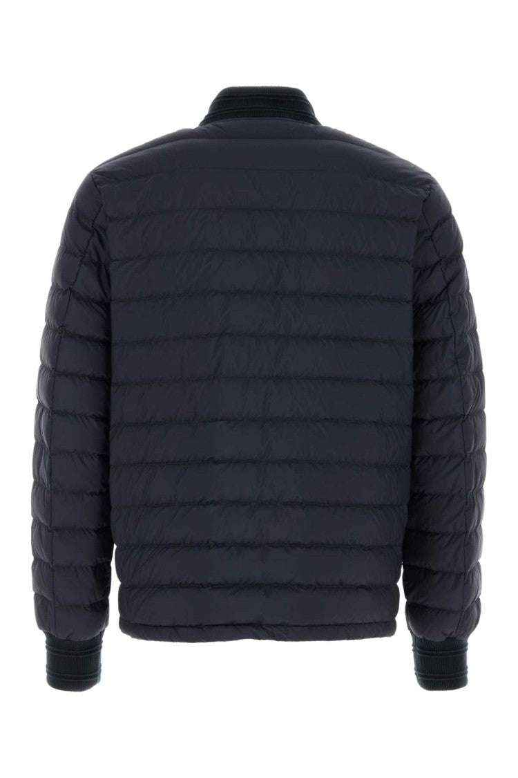 Burberry Navy Blue Nylon Down Jacket