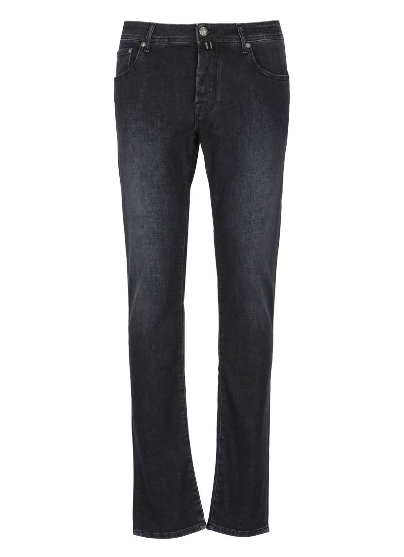 Jacob Cohen Black Cotton Nick Jeans