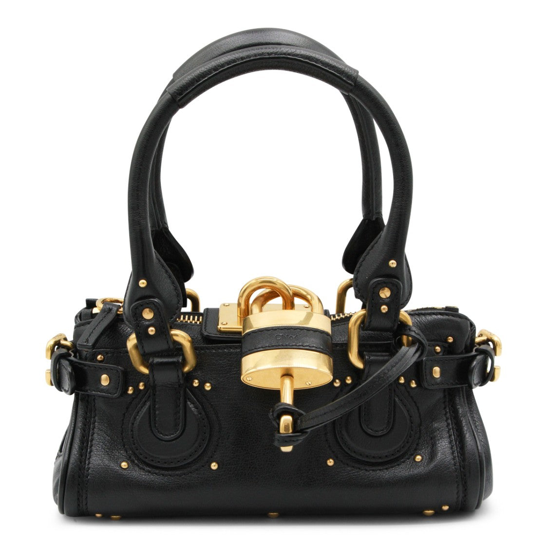 Chloé Paddington Small Top Handle Bag With Gold Tone Accents
