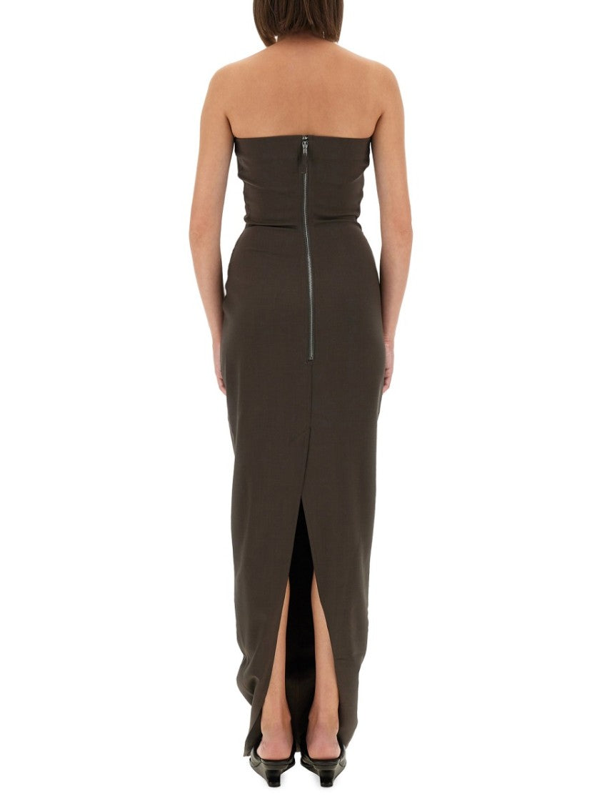 Rick Owens Strapless Fitted Dress
