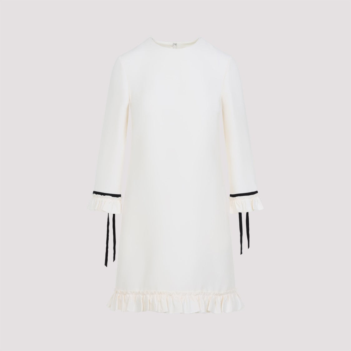 Valentino Mini Dress With Ruffled Cuffs
