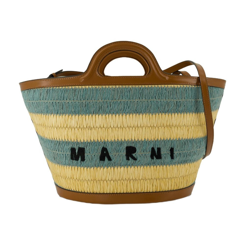 Marni Tropicalia Small Shopping Bag - Raphia - Multi