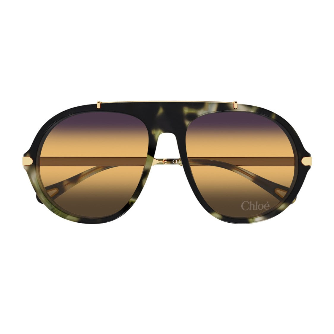 Kering Eyewear S.P.A. Havana Recycled Acetate Sunglasses
