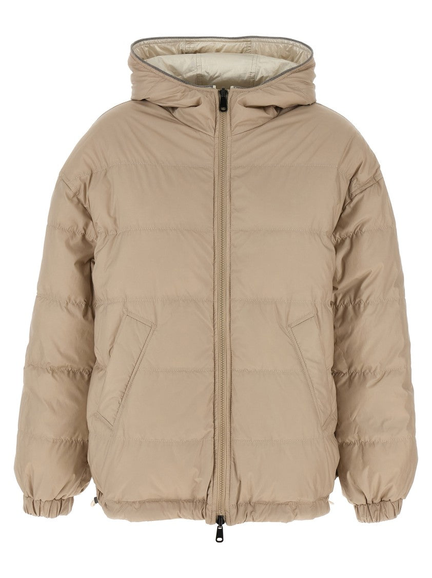 Brunello Cucinelli Laminated Reversible Down Jacket