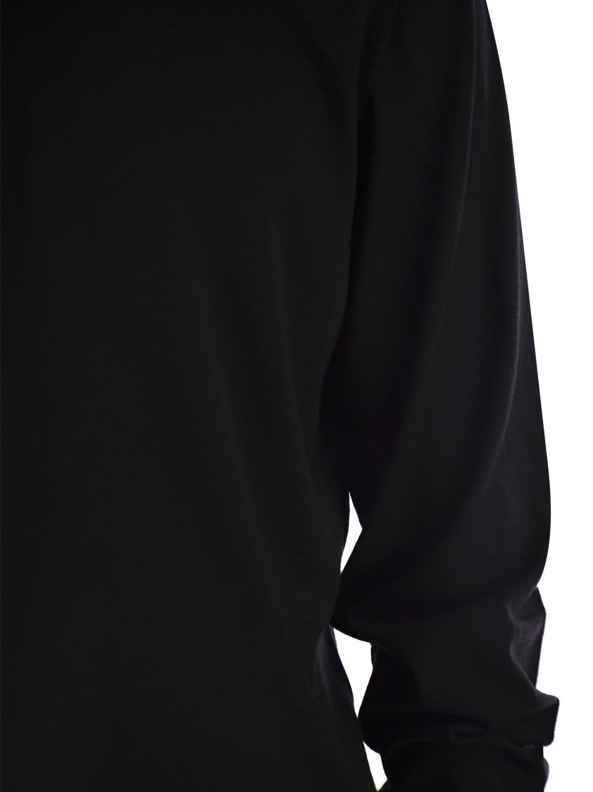 Fedeli Crew-Neck Sweater In Virgin Wool