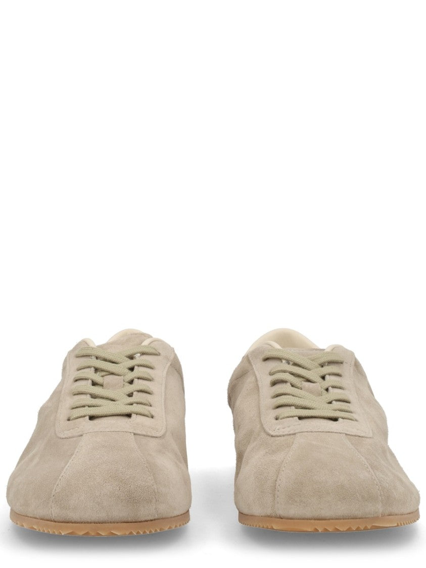 Common Projects White Minimalist Suede Low-Top Sneakers