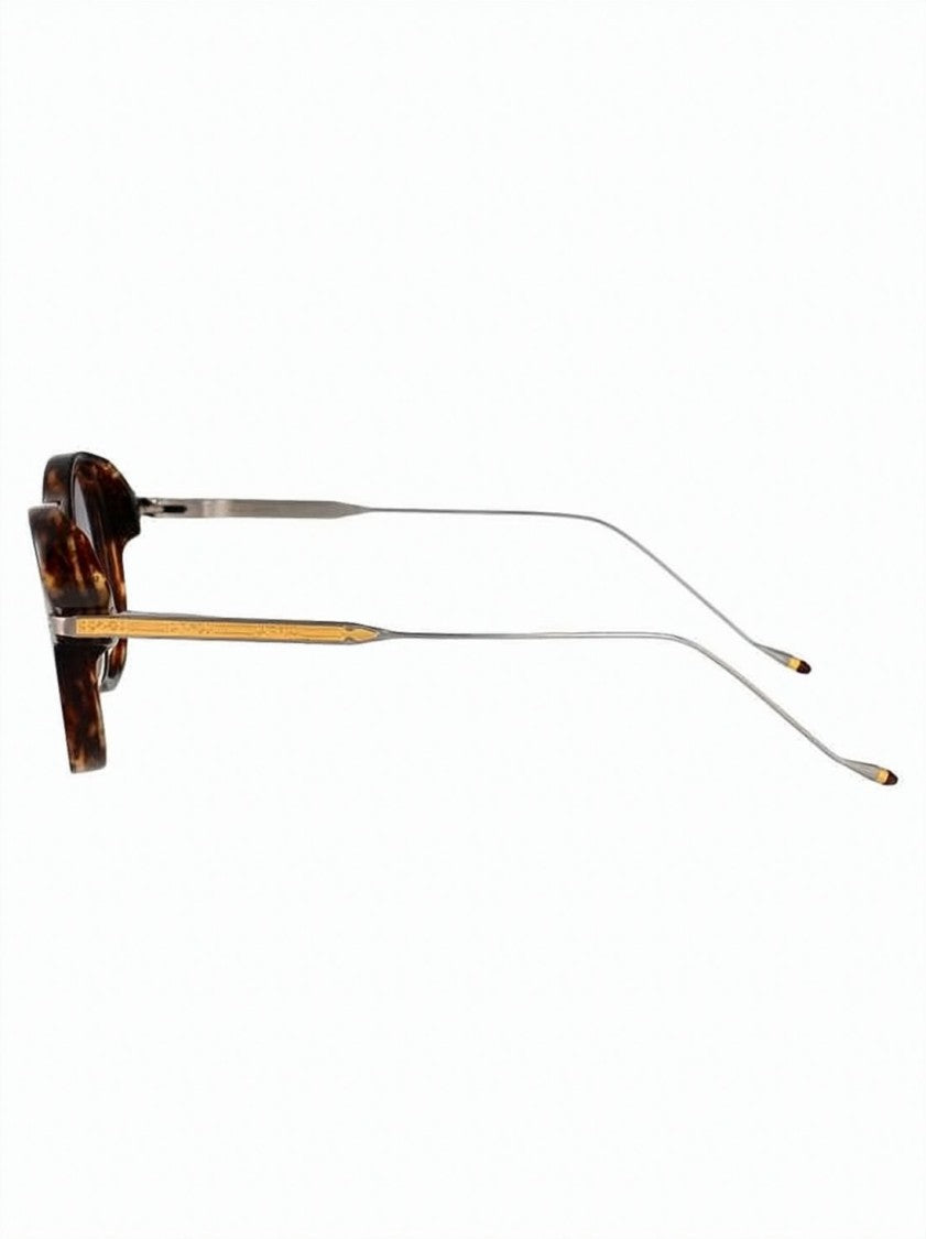 Jacques Marie Mage Oval-Tortoiseshell Acetate Eyeglasses With Titanium Accents