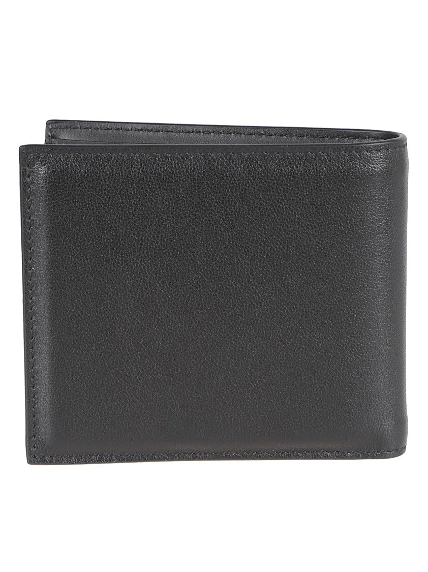 Givenchy Bi-Fold Leather Wallet With Logo Embossing