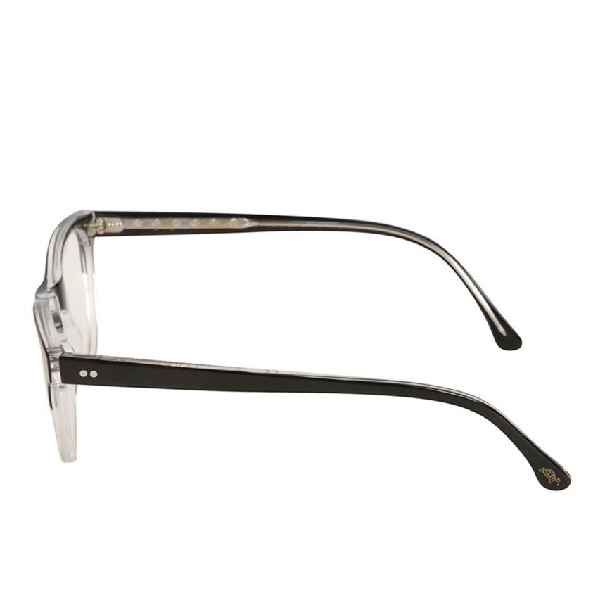 Kador Janet Rectangular Two-Tone Eyeglasses With Metallic Accents