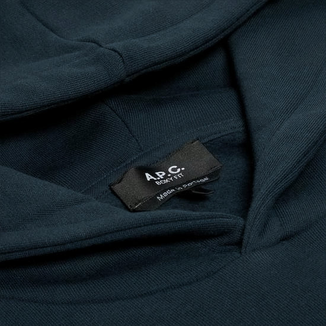 A.P.C. Classic Grey Hoodie With Relaxed Fit