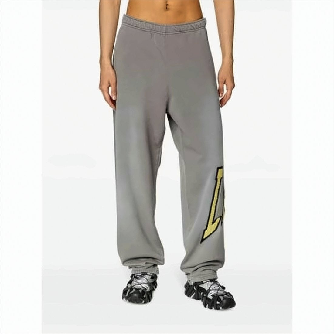 Diesel Relaxed-Fit Jogger Pants With Varsity Patch Detail