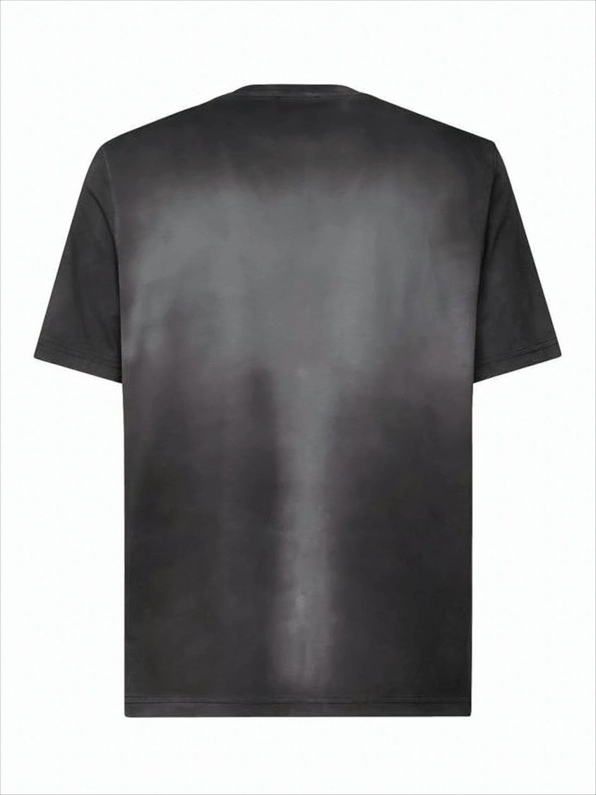 Diesel Gradient Effect T-Shirt With Discreet Logo Detail
