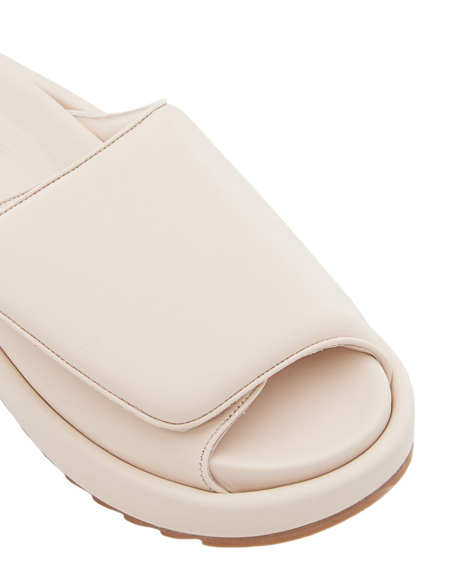 Gia Borghini 40Mm Gia 1 Leather And Scuba Sandals