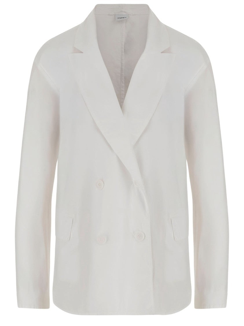 Aspesi Double-Breasted Cotton Jacket