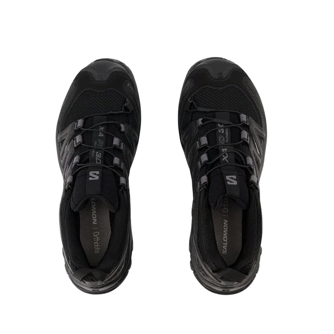 Salomon Low-Profile Black Sneakers With Mesh Upper