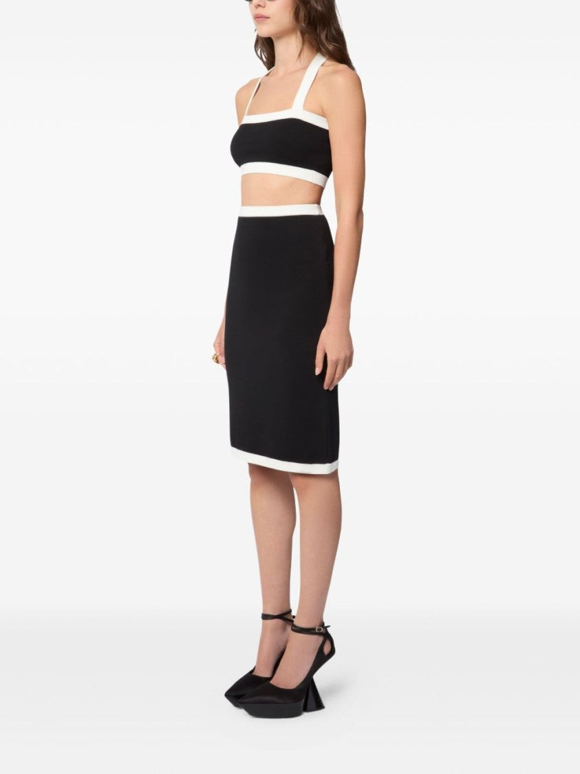 Nina Ricci Cropped Black Top