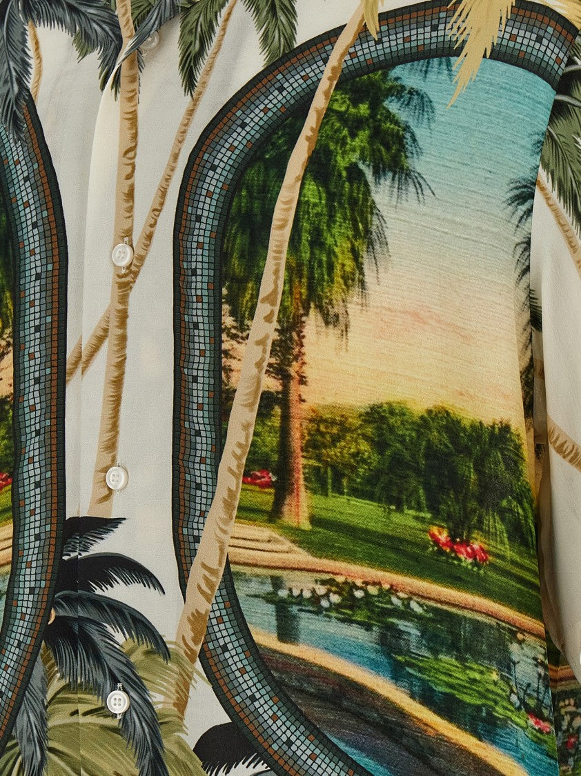 Amiri Paradise Bowling Shirt