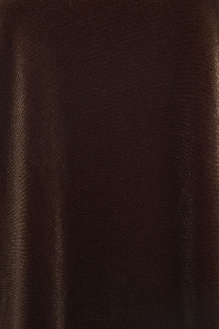 Gender Bronze Round Neck T-Shirt With Velvety Texture