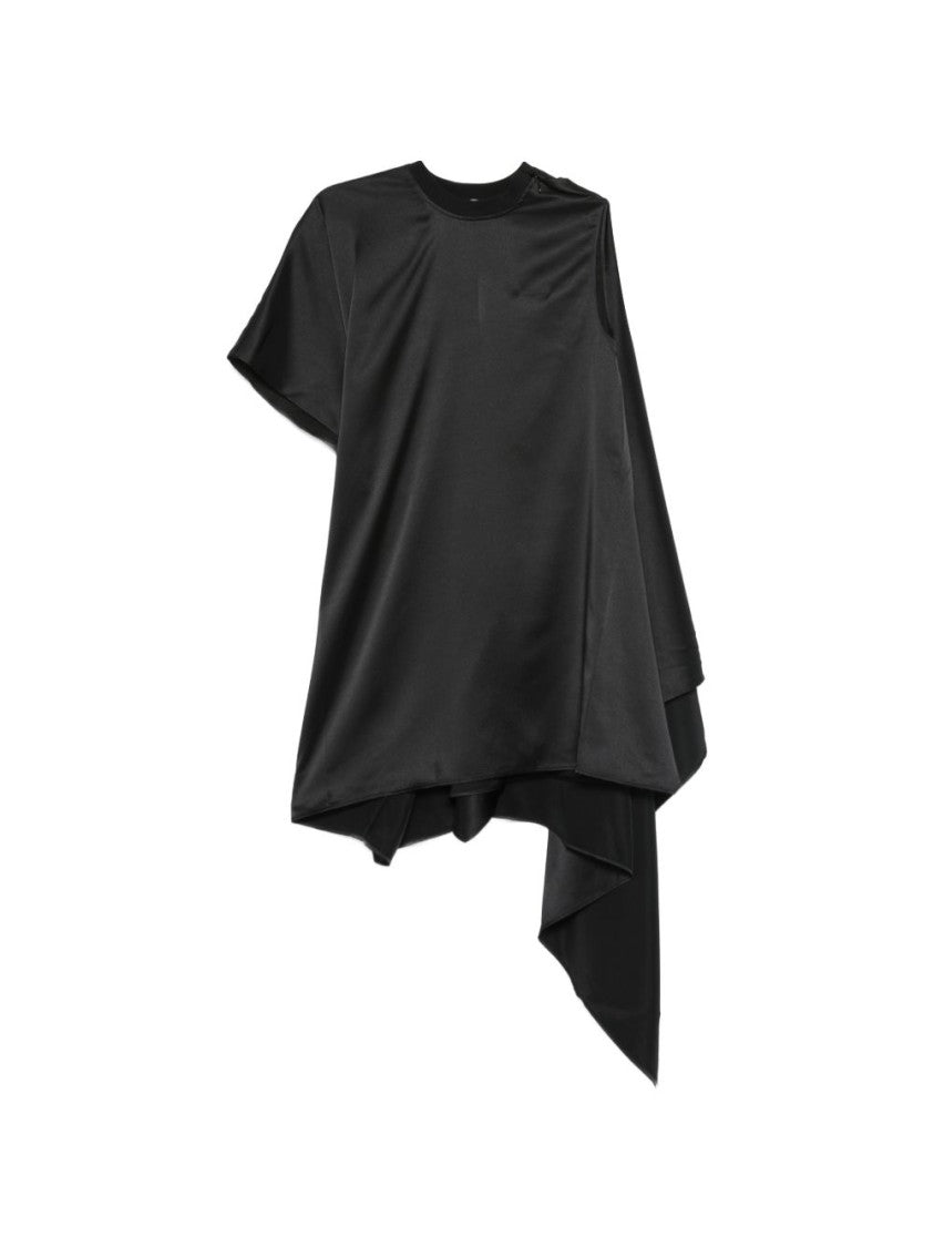 Coperni Asymmetric Draped Mini Dress