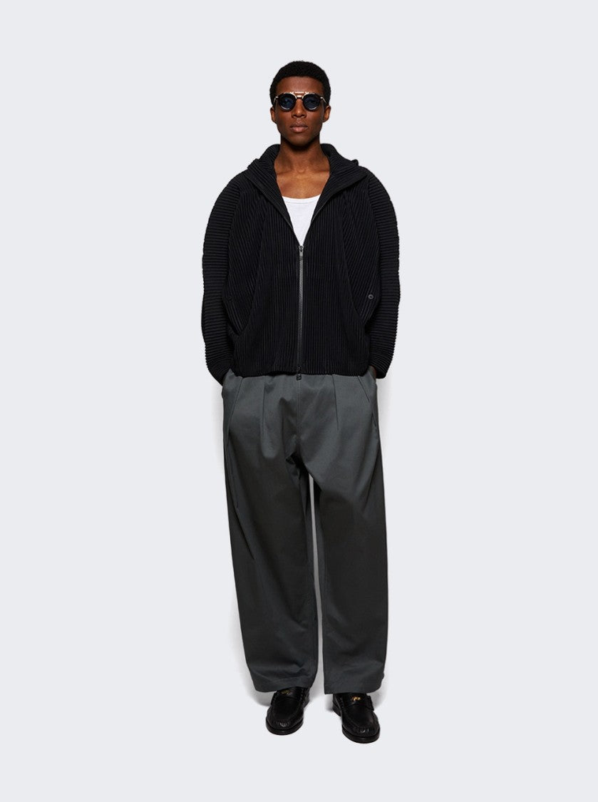 Homme Plissé Issey Miyake Zip Parka Black